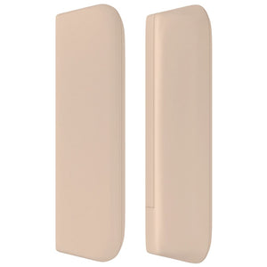 Testiera ad Orecchio Cappuccino 163x16x78/88 cm in Similpelle 3118589