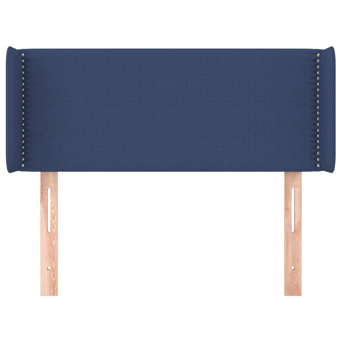 Testiera ad Orecchio Blu 103x16x78/88cm in Tessuto 3118624