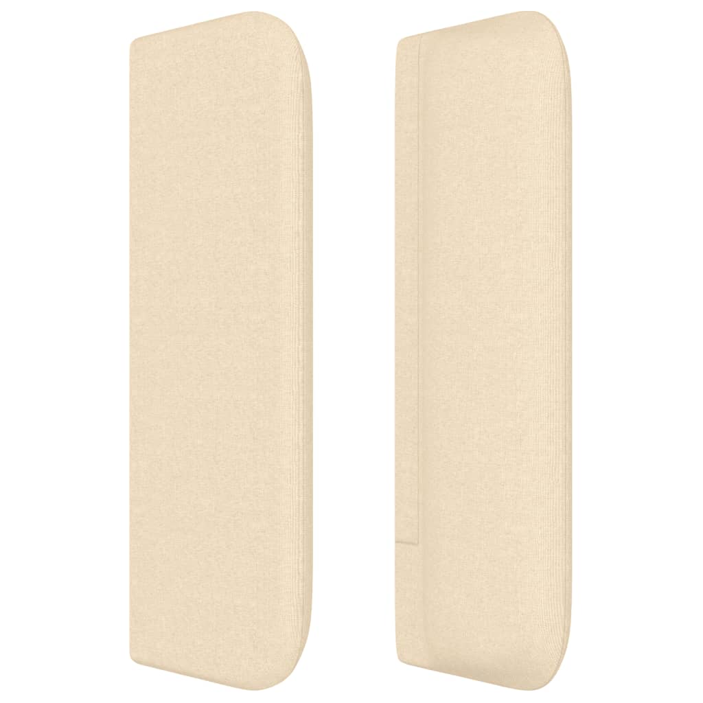 Testiera ad Orecchio Crema 147x16x78/88 cm in Tessuto 3118631