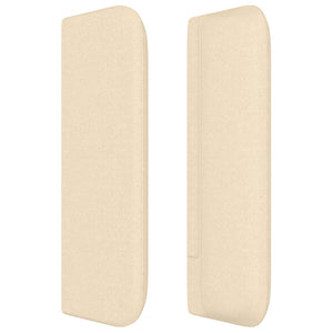 Testiera ad Orecchio Crema 147x16x78/88 cm in Tessuto 3118631