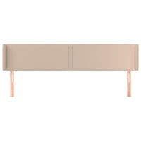 Testiera ad Orecchio-Testata con Orecchie Cappuccino 183x16x78/88 cm in Similpelle 678165