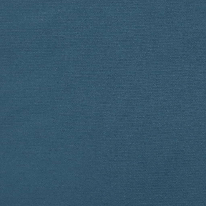 Testiera ad Orecchio-Testata con Orecchie Blu Scuro 163x16x78/88 cm in Velluto 475595