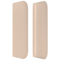 Testiera ad Orecchio Cappuccino 83x16x78/88 cm in Similpelle 3118845