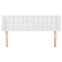 Testiera ad Orecchio-Testata con Orecchie Bianca 147x16x78/88 cm in Similpelle 926977