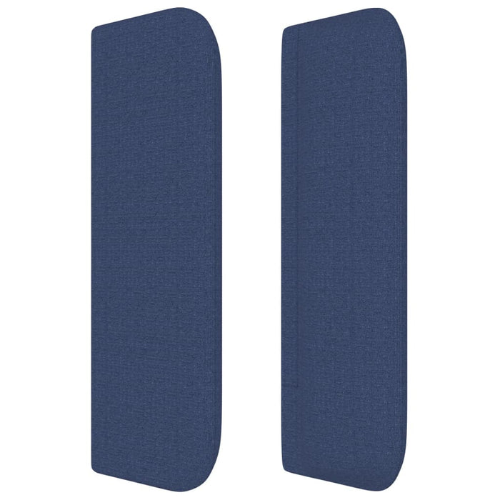 Testiera ad Orecchio Blu 147x16x78/88cm in Tessuto 3118912