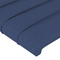 Testiera ad Orecchio Blu 147x16x78/88cm in Tessuto 3118912