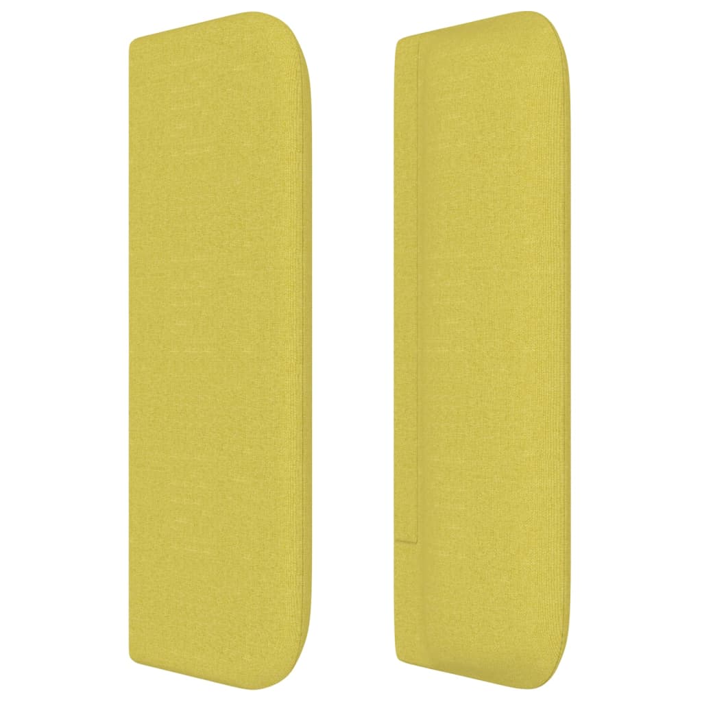 Testiera ad Orecchio Verde 93x16x78/88 cm in Tessuto 3118995