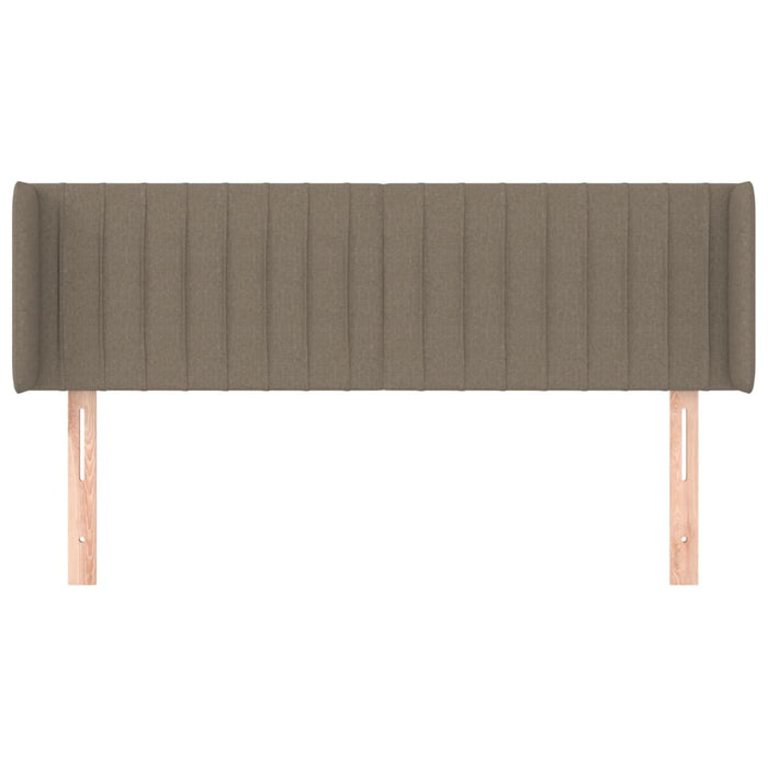 Testiera ad Orecchio Tortora 147x16x78/88 cm in Tessuto 3119008