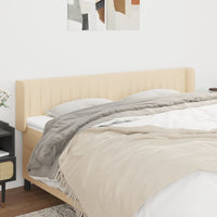 Testiera ad Orecchio-Testata con Orecchie Crema 203x16x78/88 cm in Tessuto 861449