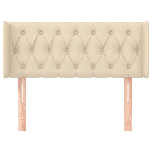 Testiera ad Orecchio Crema 93x16x78/88 cm in Tessuto 3119091