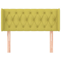 Testiera ad Orecchio Verde 93x16x78/88 cm in Tessuto 3119093