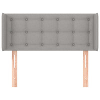 Testiera ad Orecchio Grigio Chiaro 83x16x78/88 cm in Tessuto 3119176