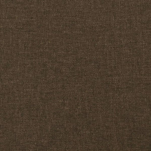 Testiera ad Orecchio Marrone Scuro 163x16x78/88 cm in Tessuto 3119211
