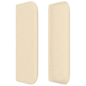 Testiera ad Orecchio Crema 203x16x78/88 cm in Tessuto 3119229