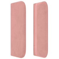 Testiera ad Orecchio-Testata con Orecchie Nera 93x16x78/88 cm in Velluto 955874