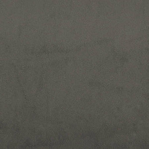 Testiera ad Orecchio Grigio Scuro 183x16x78/88 cm in Velluto 3119263