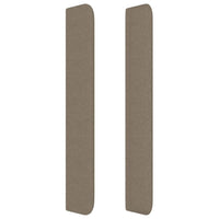 Testiera ad Orecchio Tortora 103x16x118/128 cm in Tessuto 3119294