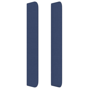 Testiera ad Orecchio Blu 103x16x118/128 cm in Tessuto 3119296