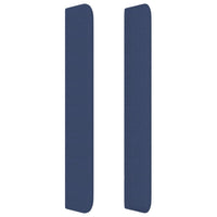 Testiera ad Orecchio Blu 147x16x118/128 cm in Tessuto 3119304