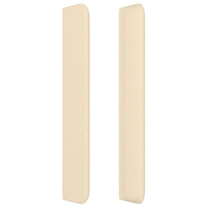 Testiera ad Orecchio Crema 163x16x118/128 cm in Tessuto 3119311