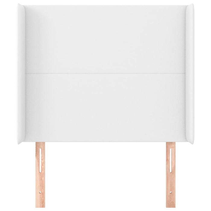 Testiera ad Orecchio Bianco 93x16x118/128 cm in Similpelle 3119379