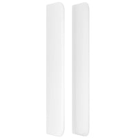 Testiera ad Orecchio Bianco 93x16x118/128 cm in Similpelle 3119379