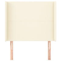 Testiera ad Orecchio Crema 93x16x118/128 cm in Similpelle cod mxl 49645