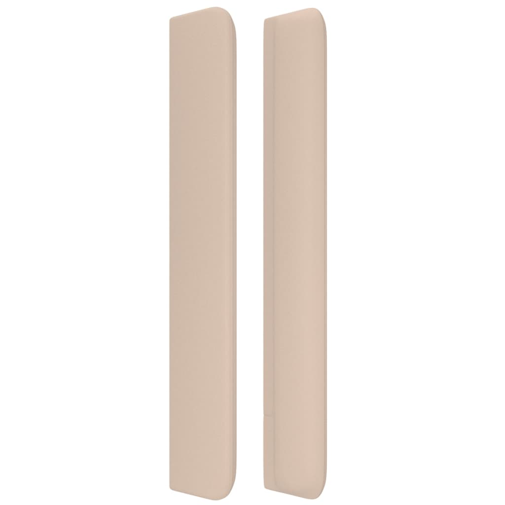 Testiera ad Orecchio Cappuccino 103x23x118/128 cm in Similpelle