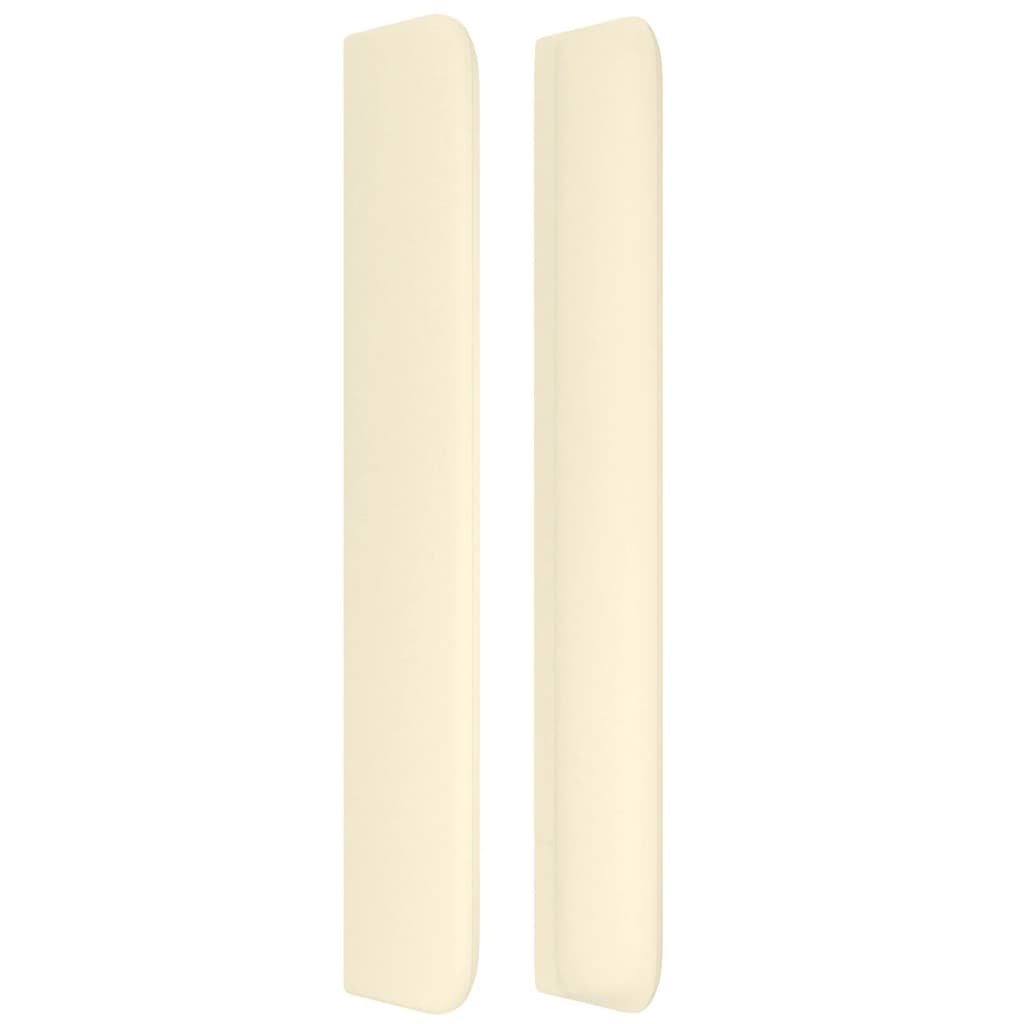 Testiera ad Orecchio Crema 183x16x118/128 cm in Similpelle 3119404