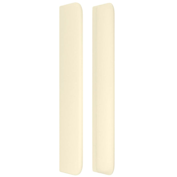 Testiera ad Orecchio Crema 183x16x118/128 cm in Similpelle 3119404