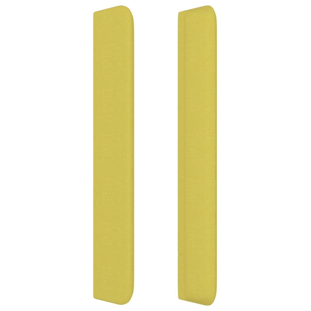 Testiera ad Orecchio Verde 83x16x118/128 cm in Tessuto 3119421