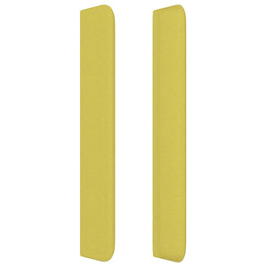 Testiera ad Orecchio Verde 93x16x118/128 cm in Tessuto