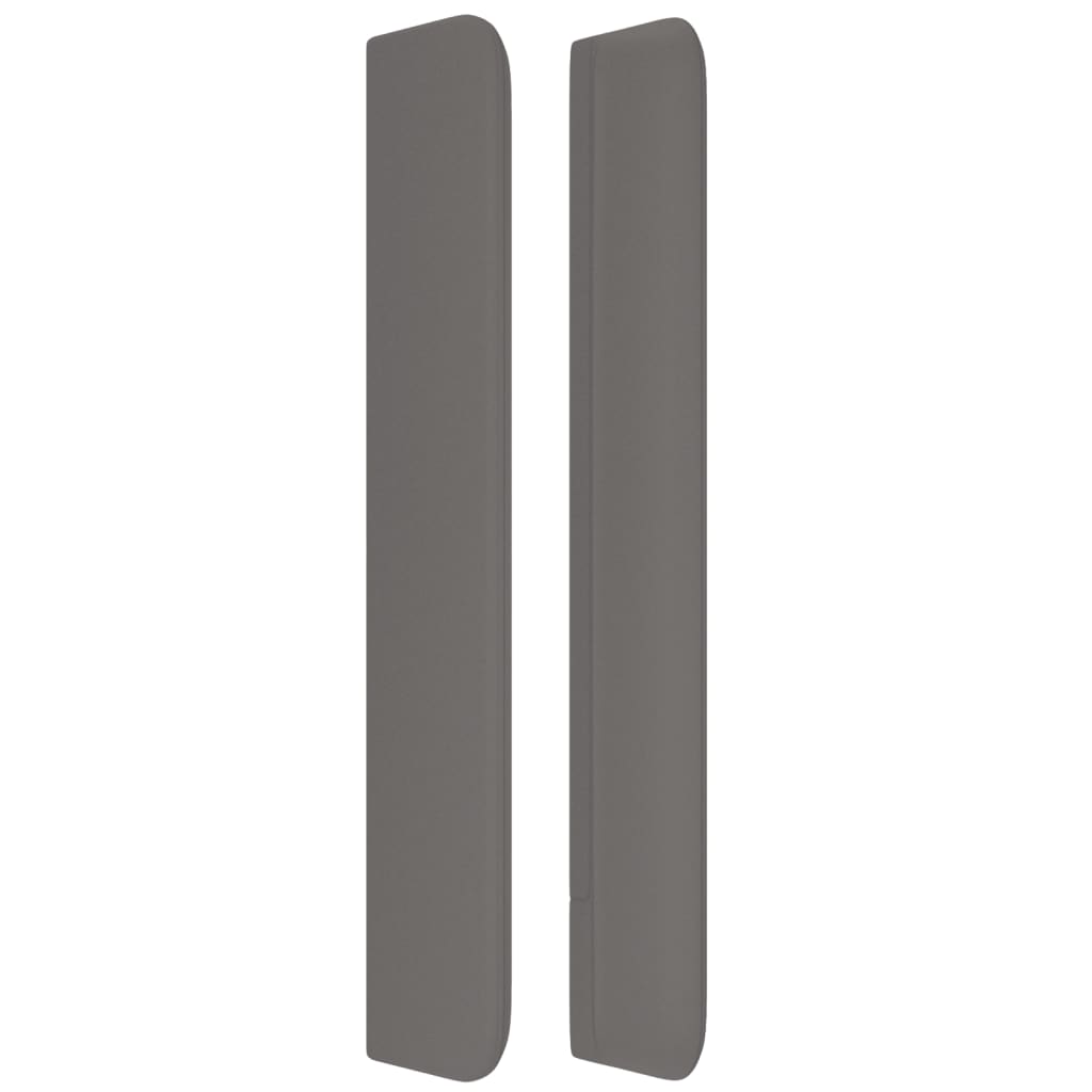 Testiera ad Orecchio Grigio 183x16x118/128 cm in Similpelle 3119546