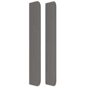 Testiera ad Orecchio Grigio 183x16x118/128 cm in Similpelle 3119546