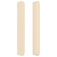 Testiera ad Orecchio Crema 163x16x118/128 cm in Tessuto 3119591