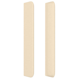 Testiera ad Orecchio Crema 163x16x118/128 cm in Tessuto 3119591