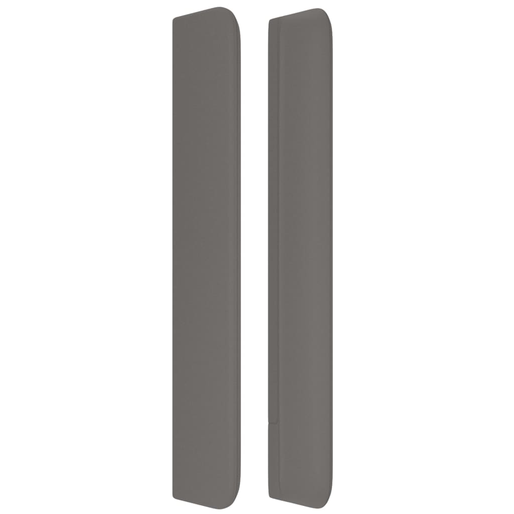 Testiera ad Orecchio Grigio 93x16x118/128 cm in Similpelle 3119662