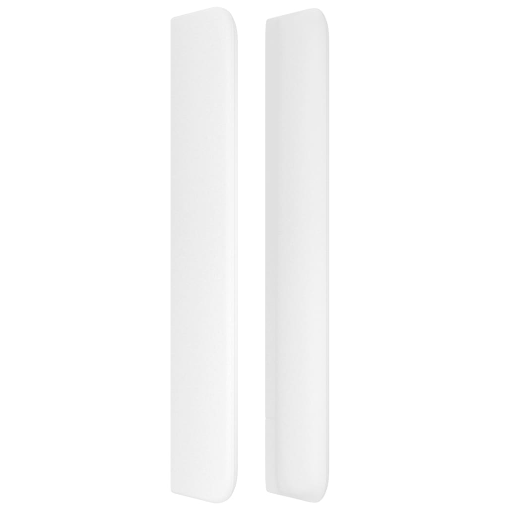 Testiera ad Orecchio Bianco 203x16x118/128 cm in Similpelle 3119689