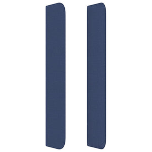 Testiera ad Orecchio Blu 147x16x118/128 cm in Tessuto 3119724