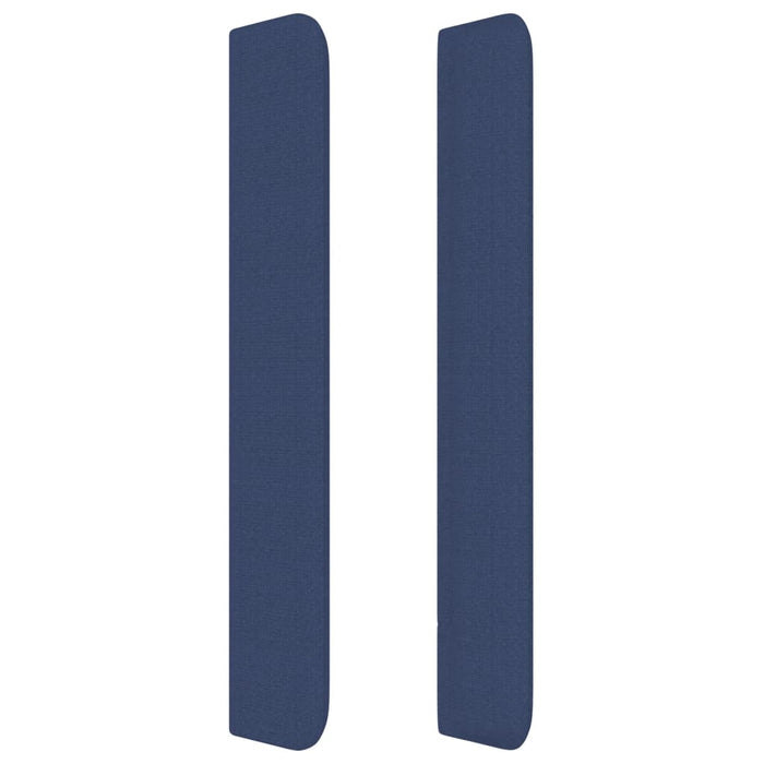 Testiera ad Orecchio Blu 147x16x118/128 cm in Tessuto 3119724