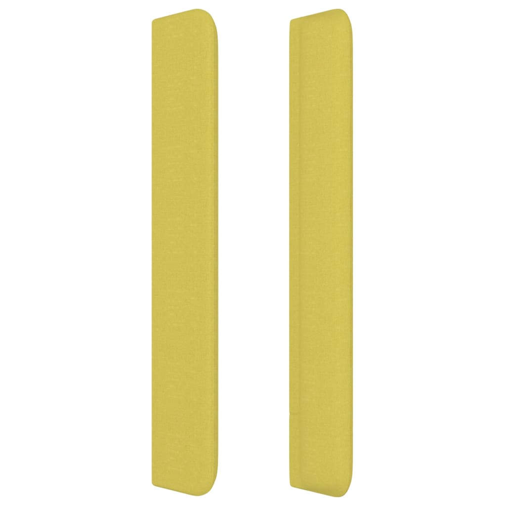 Testiera ad Orecchio Verde 147x16x118/128 cm in Tessuto