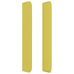 Testiera ad Orecchio Verde 147x16x118/128 cm in Tessuto