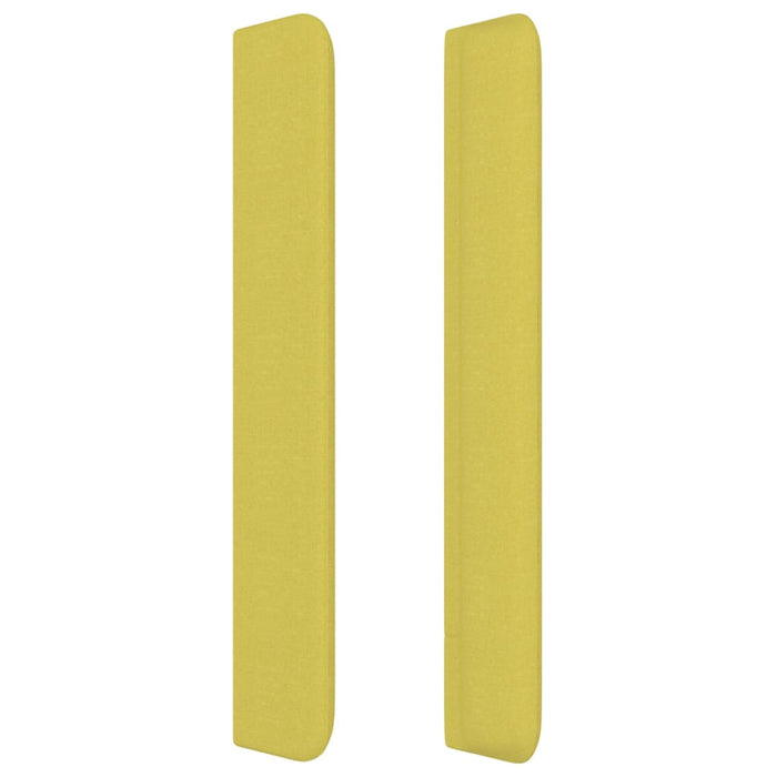 Testiera ad Orecchio Verde 147x16x118/128 cm in Tessuto