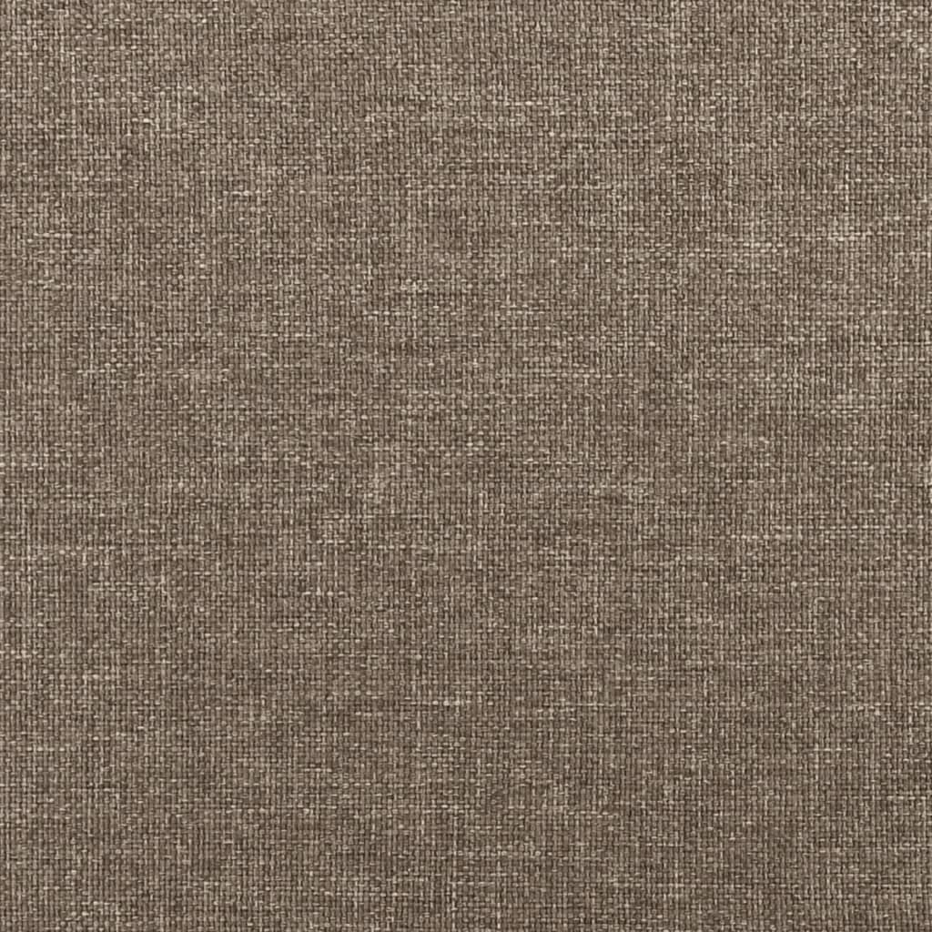 Testiera ad Orecchio-Testata con Orecchie Tortora 103x16x118/128 cm in Tessuto 665298