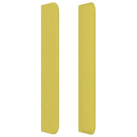 Testiera ad Orecchio Verde 103x16x118/128 cm in Tessuto