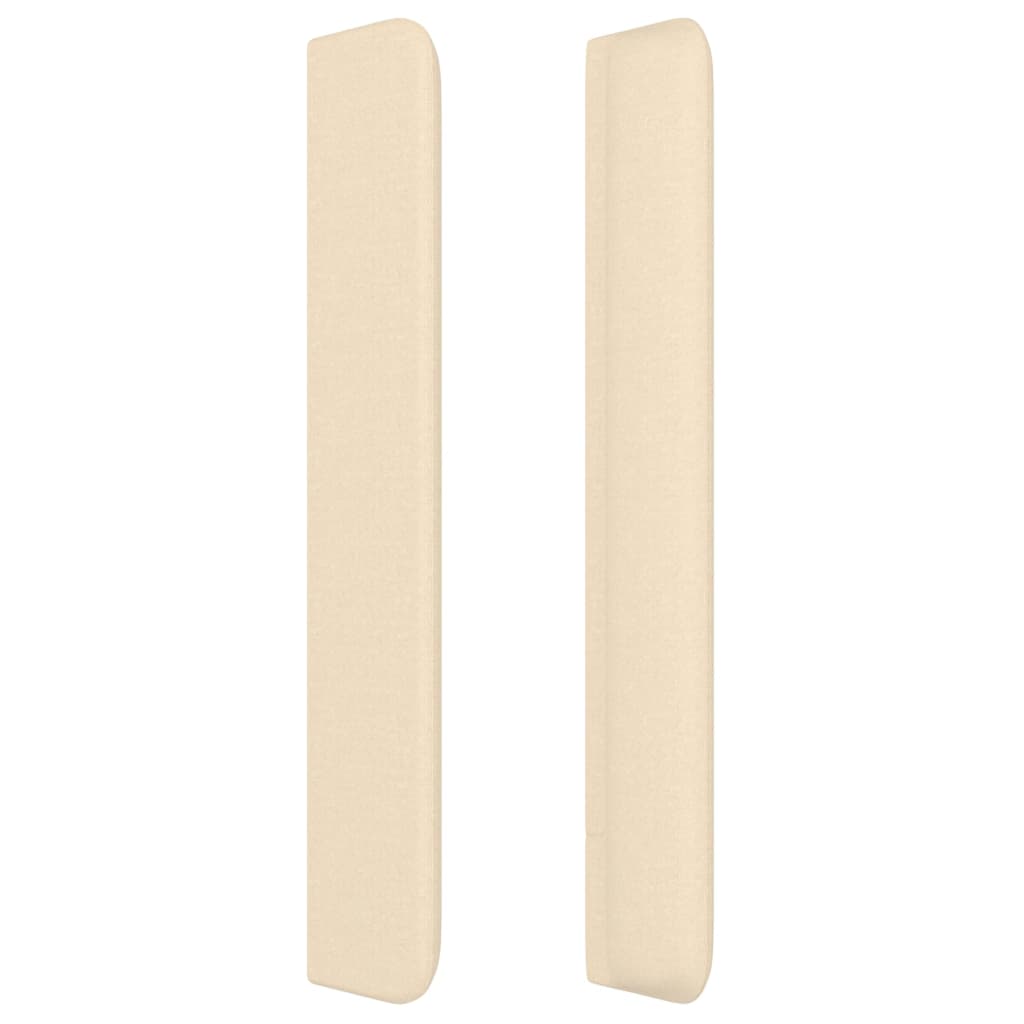 Testiera ad Orecchio Crema 147x16x118/128 cm in Tessuto 3119919