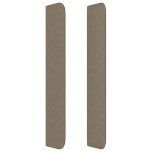 Testiera ad Orecchio Tortora 183x16x118/128 cm in Tessuto 3119934