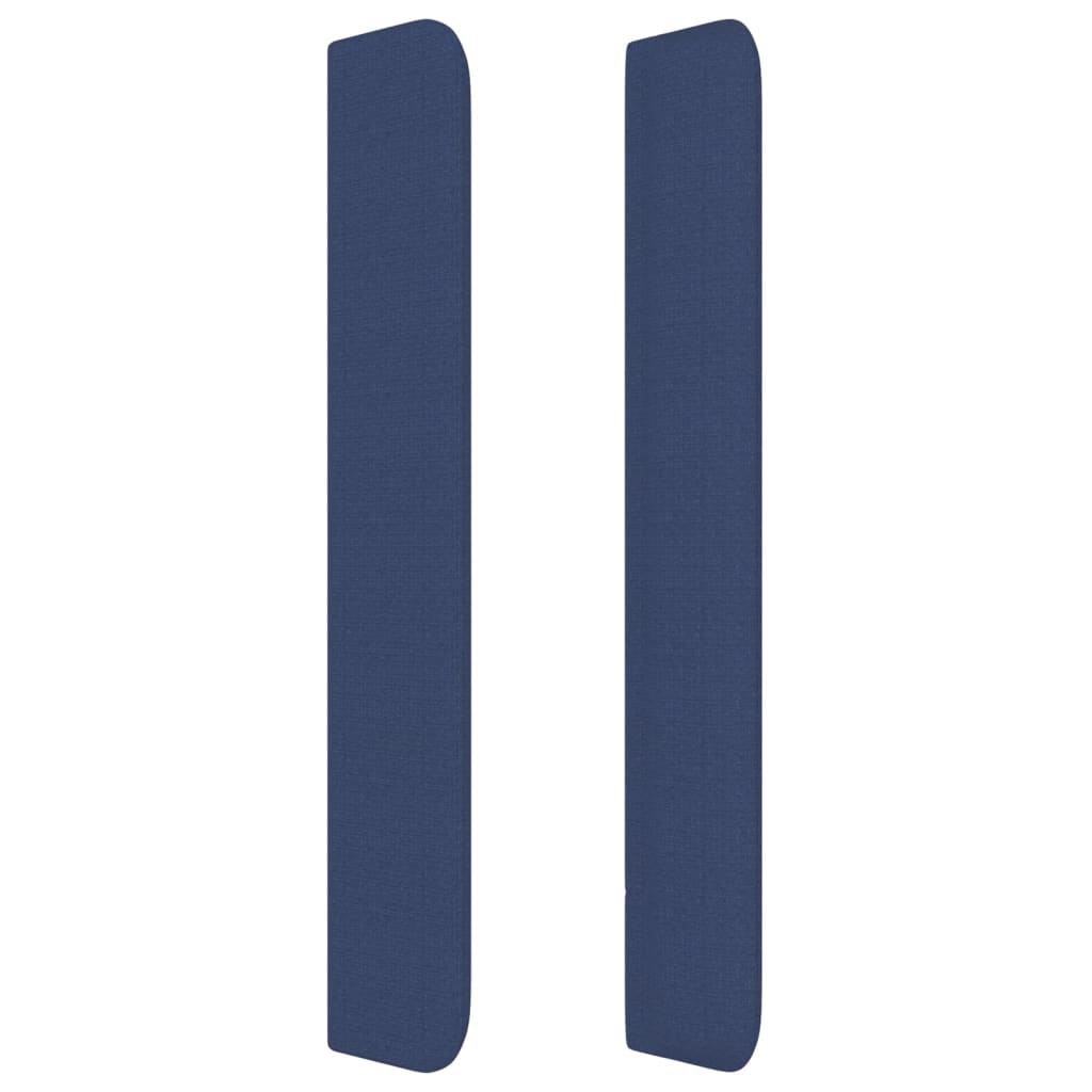 Testiera ad Orecchio Blu 203x16x118/128 cm in Tessuto 3119944