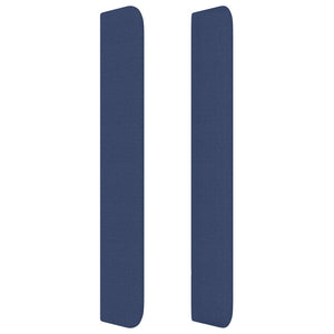 Testiera ad Orecchio Blu 93x16x118/128 cm in Tessuto 3120002