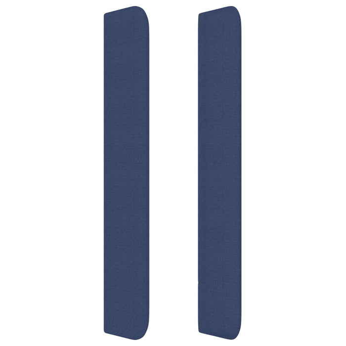 Testiera ad Orecchio Blu 93x16x118/128 cm in Tessuto 3120002